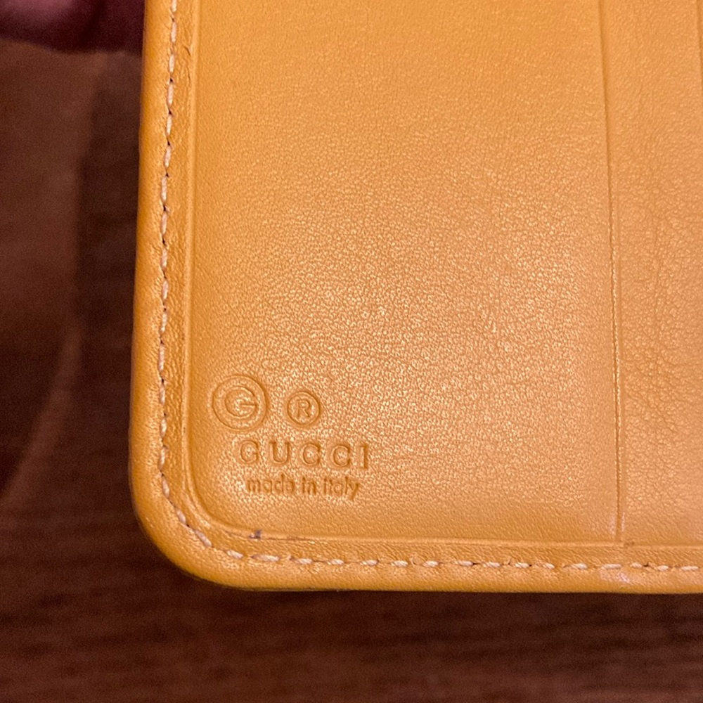 Gucci MicroGuccissima Compact GG Monogram Zip Wallet EUC - Picture 8 of 11